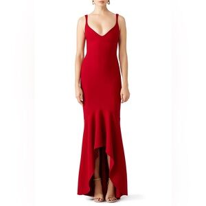 Cinq à Sept Red Sade Gown 4